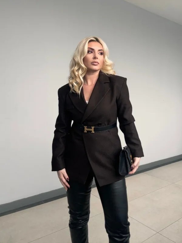 Acı Kahve Kaşe Ceket